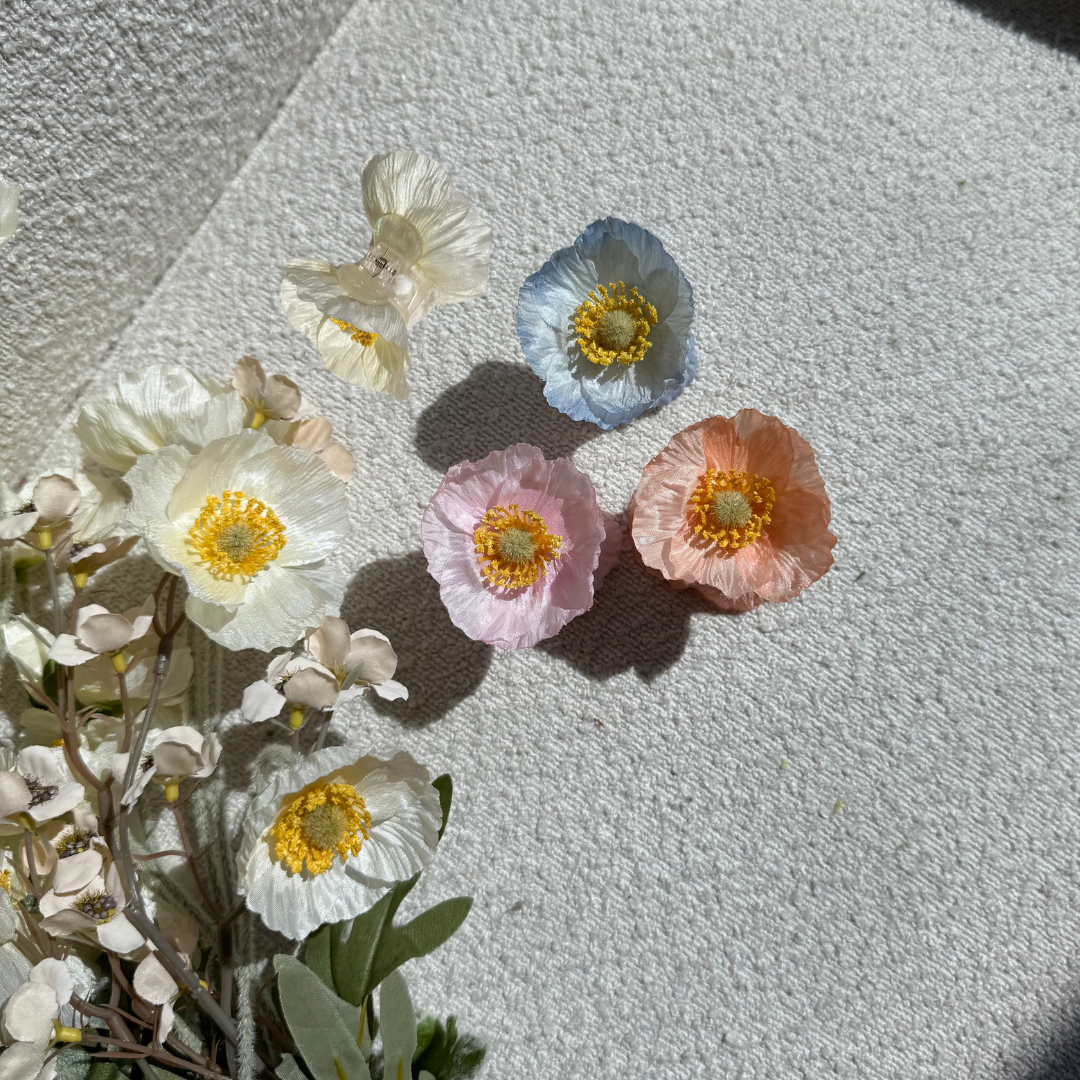 SUMMER EDITION - Mini Poppy hair clips (FULL SET)
