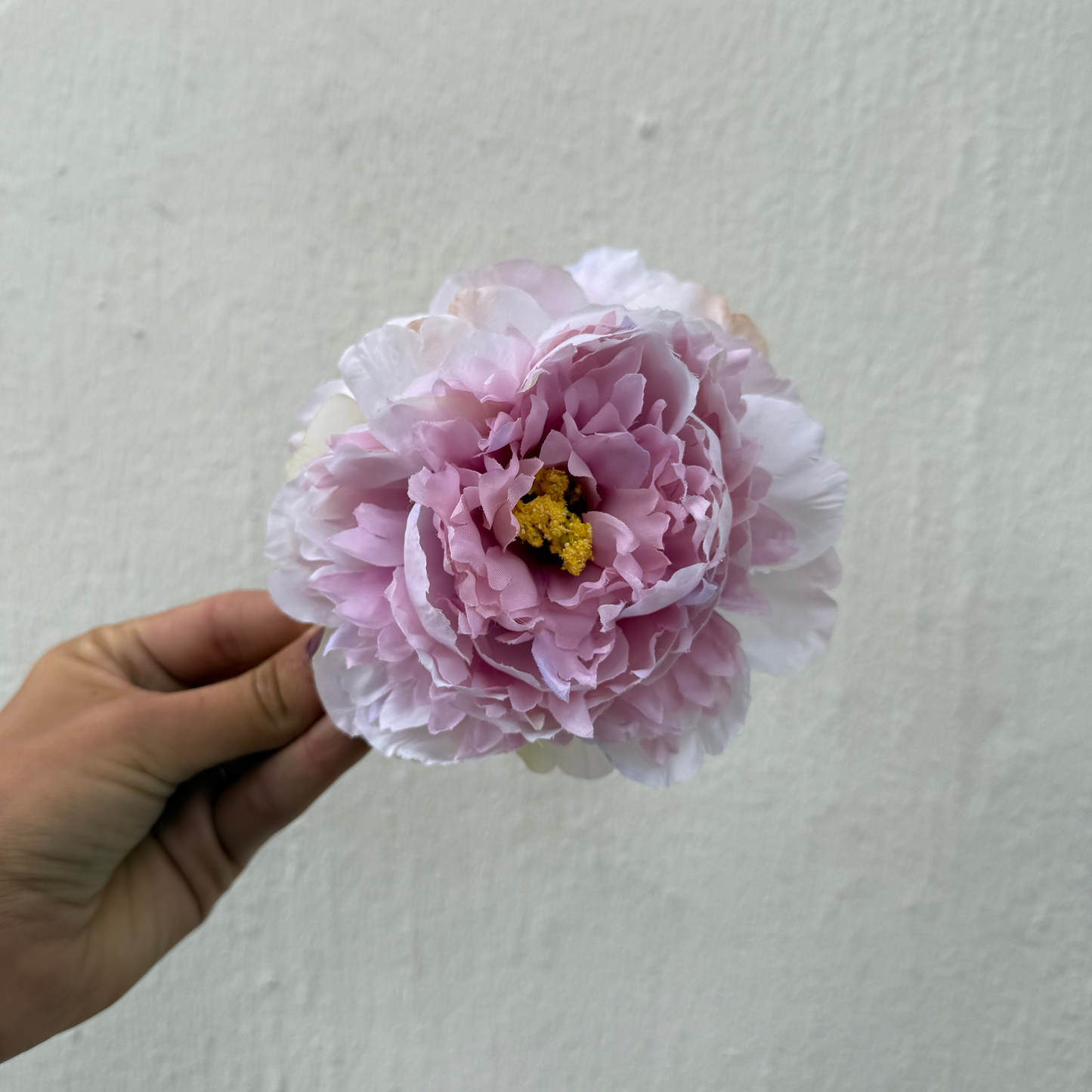 XL Peony hair clip - PURPLE