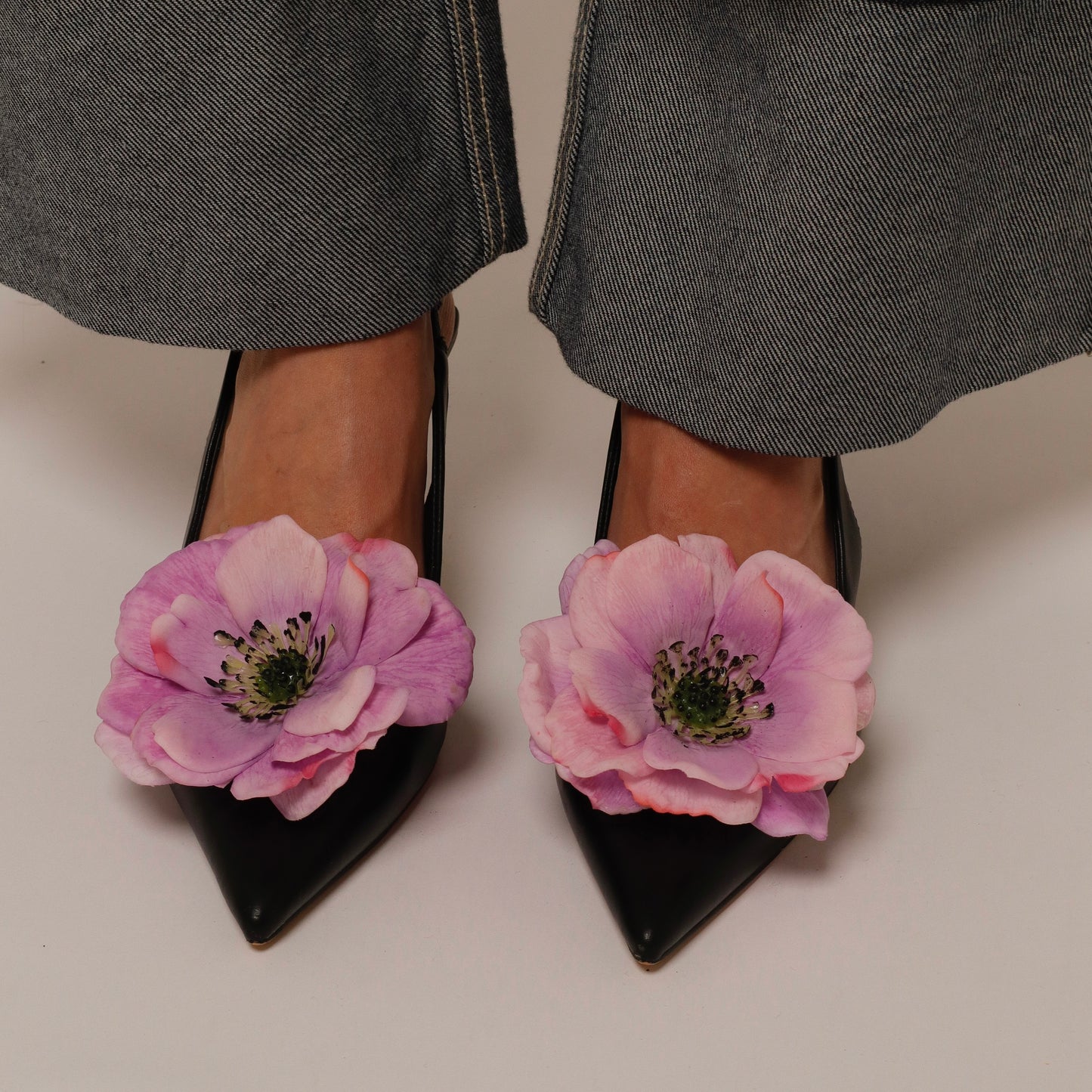 Anemone shoe clips - PURPLE