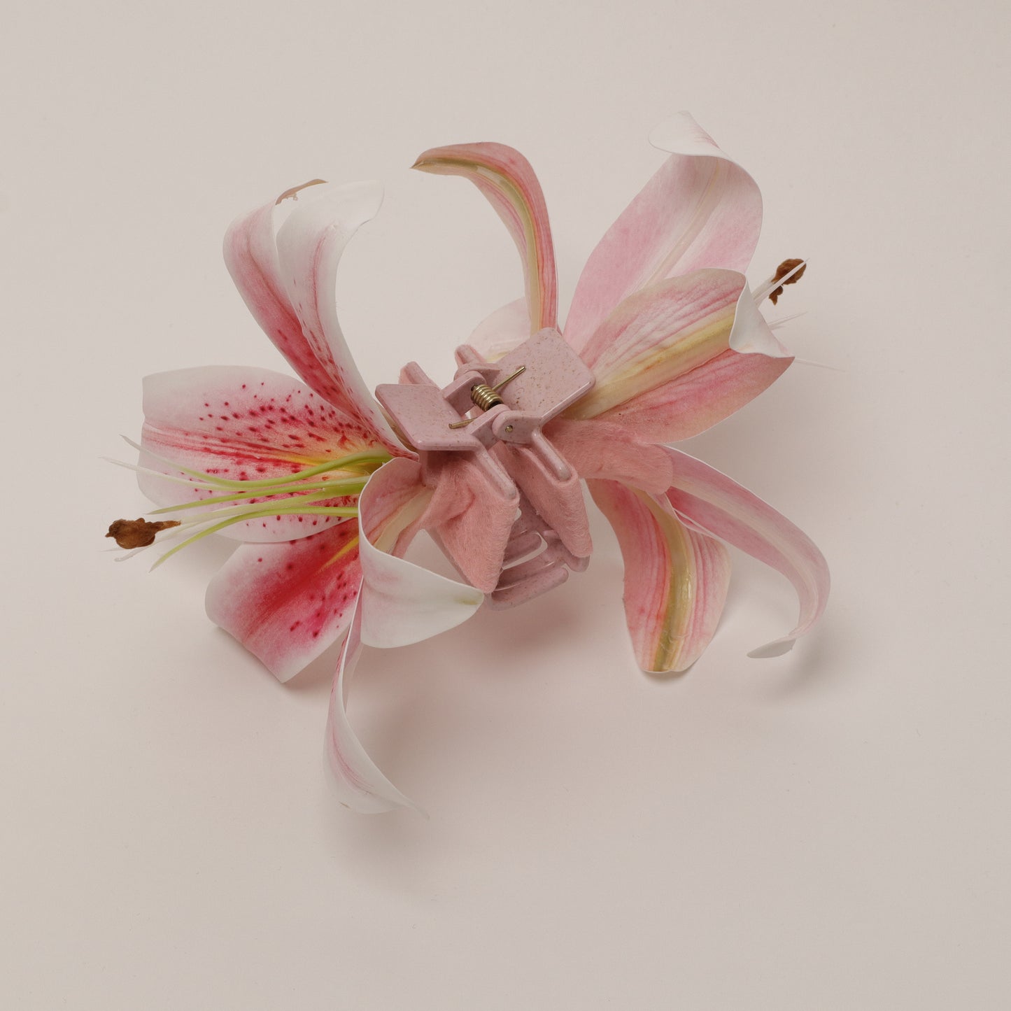 Small Lily hair clip - ROSE