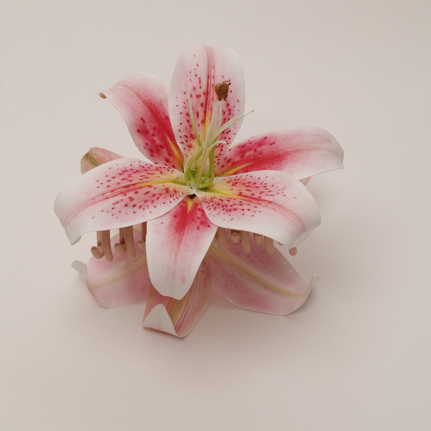 Large Lily hair clip - ROSE