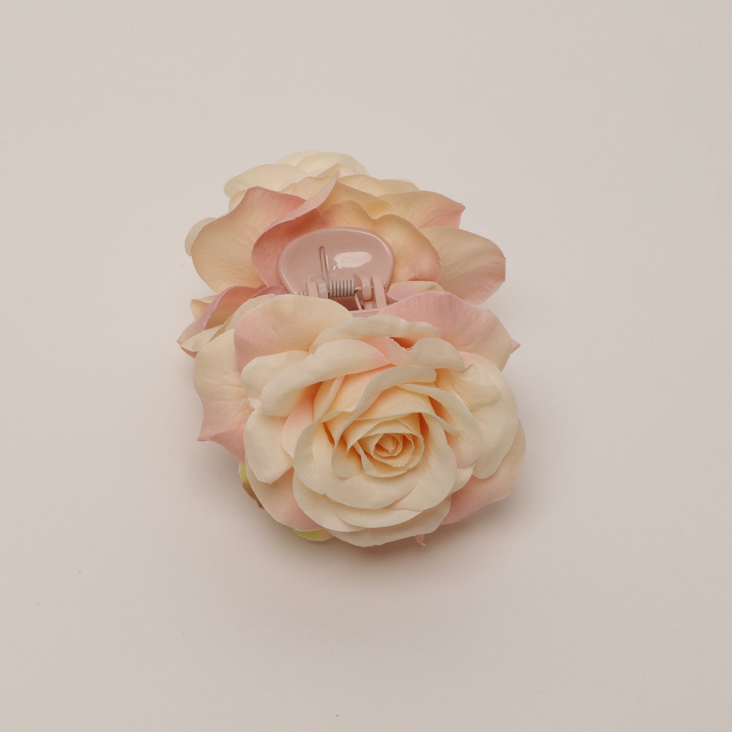 Rose hair clip - PEACH