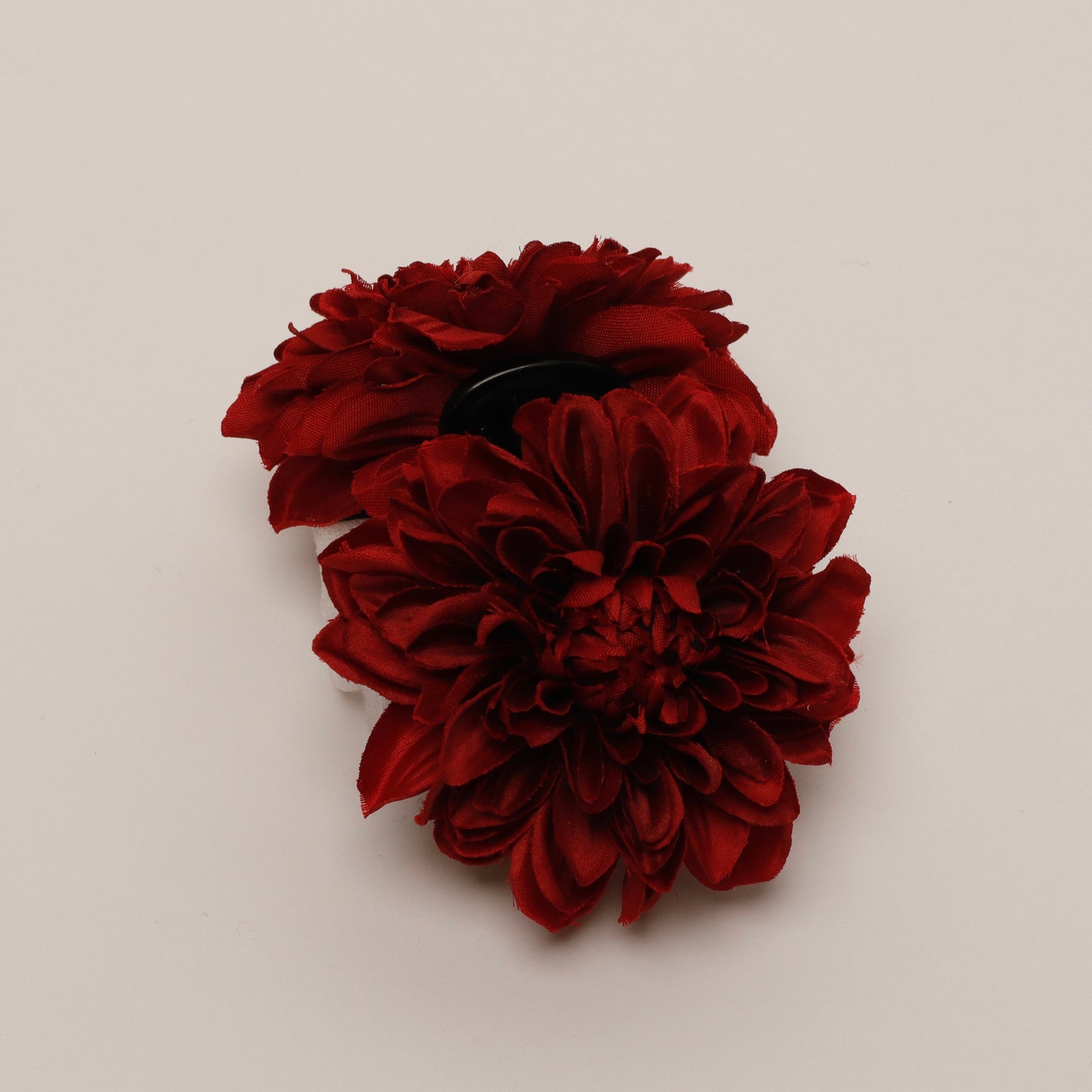 Dahlia hair clip - BURGUNDY