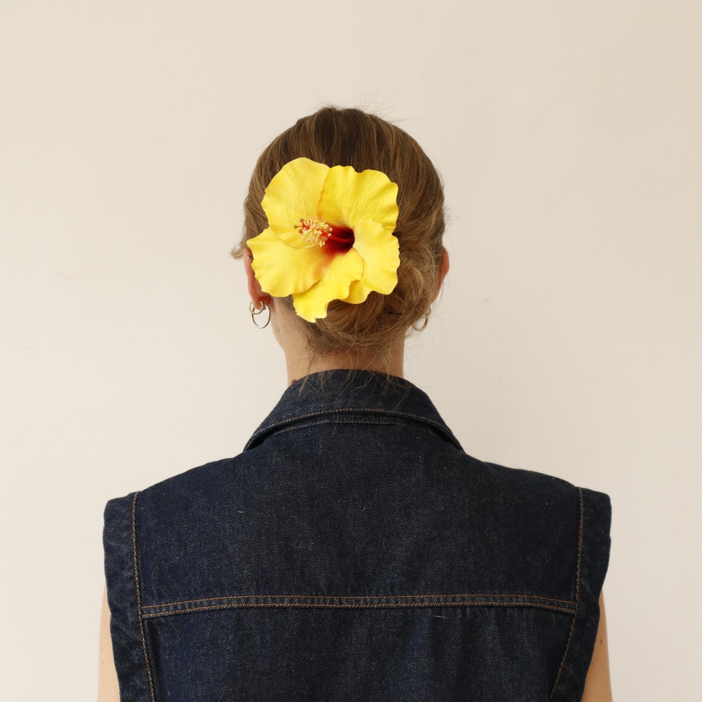 SUMMER EDITION - Hibiscus clip (YELLOW)