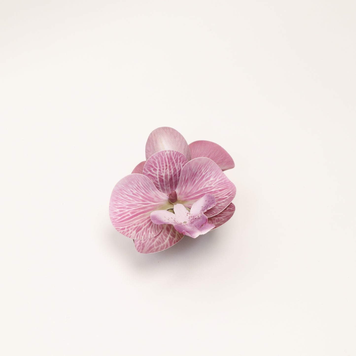 Small orchid hair clip - LAVENDER BLUSH