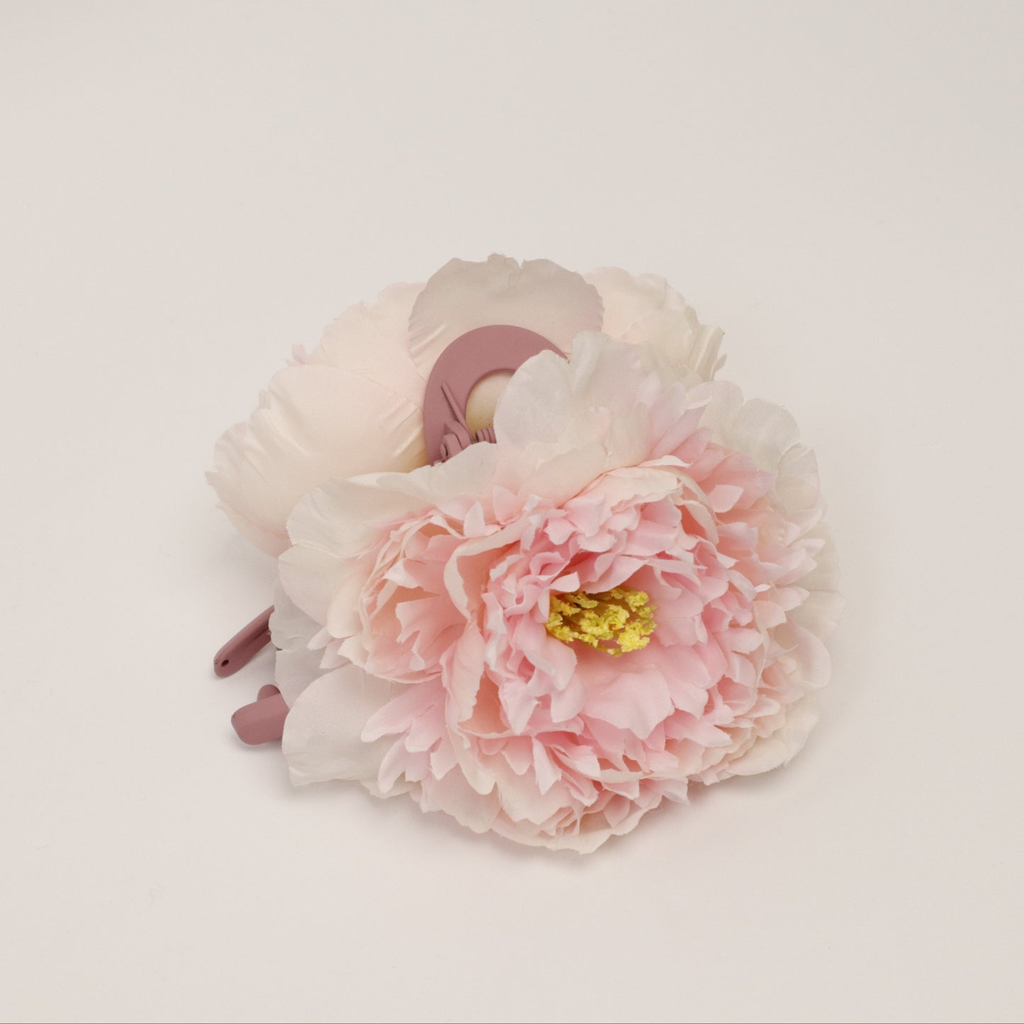 SUMMER EDITION - Extra large peony hair clip (COTTON CANDY)