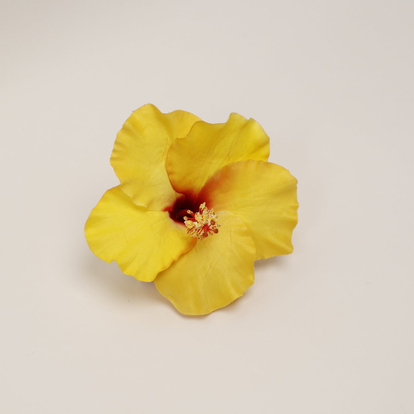 SUMMER EDITION - Large hibiscus hair clip (YELLOW)