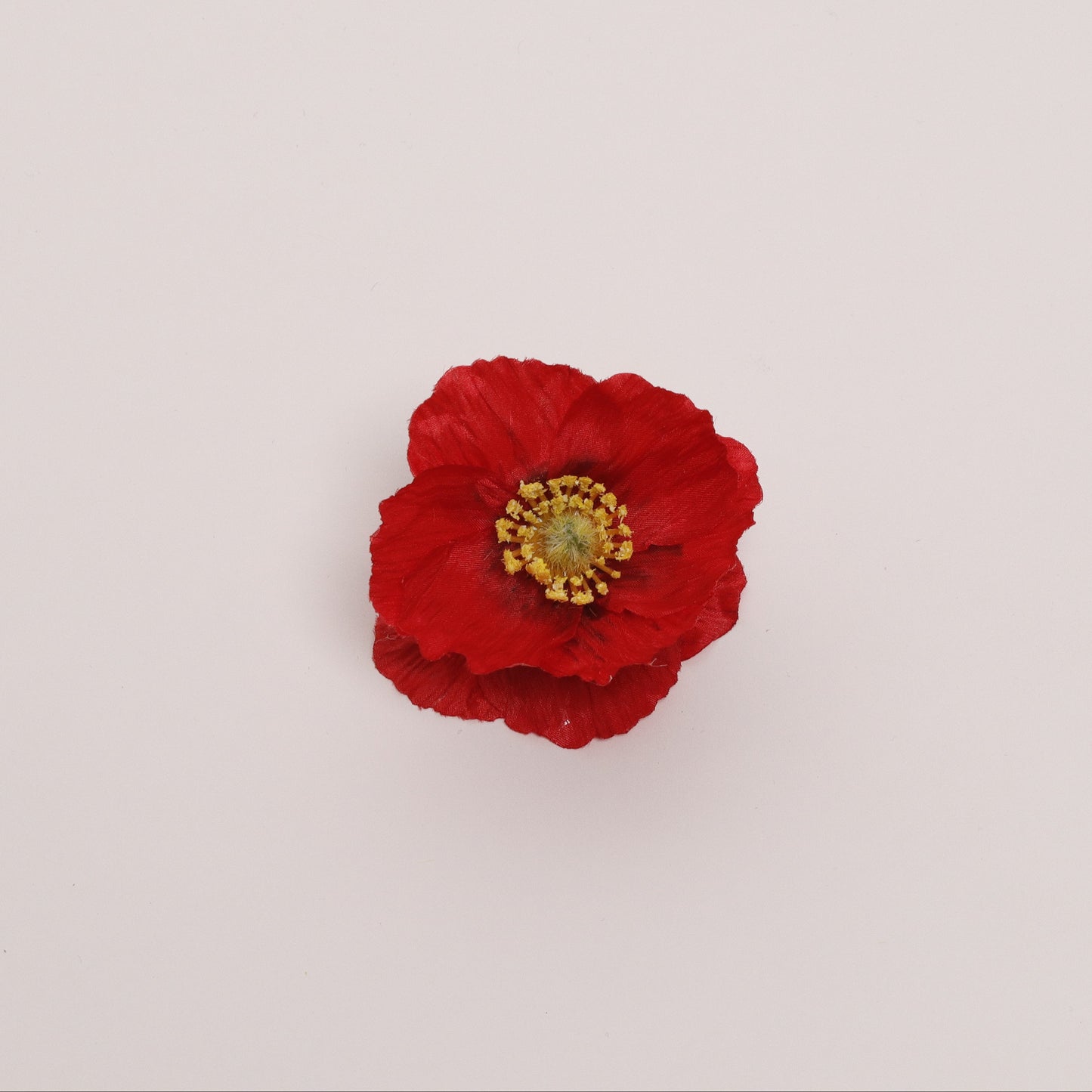 AUTUMN EDITION - Mini Poppy hair clip (RED)
