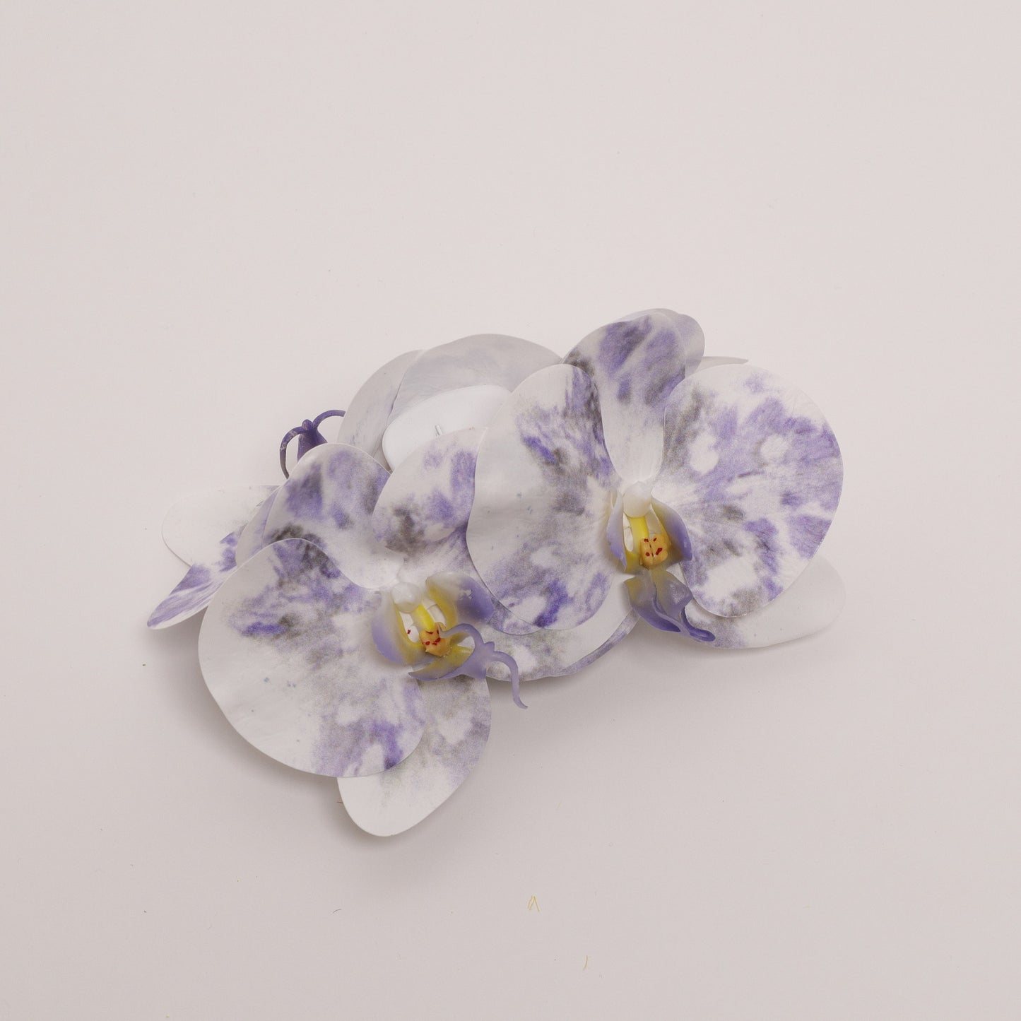 CARNIVAL EDITION - Large orchid hair clip (HARLEKIN)