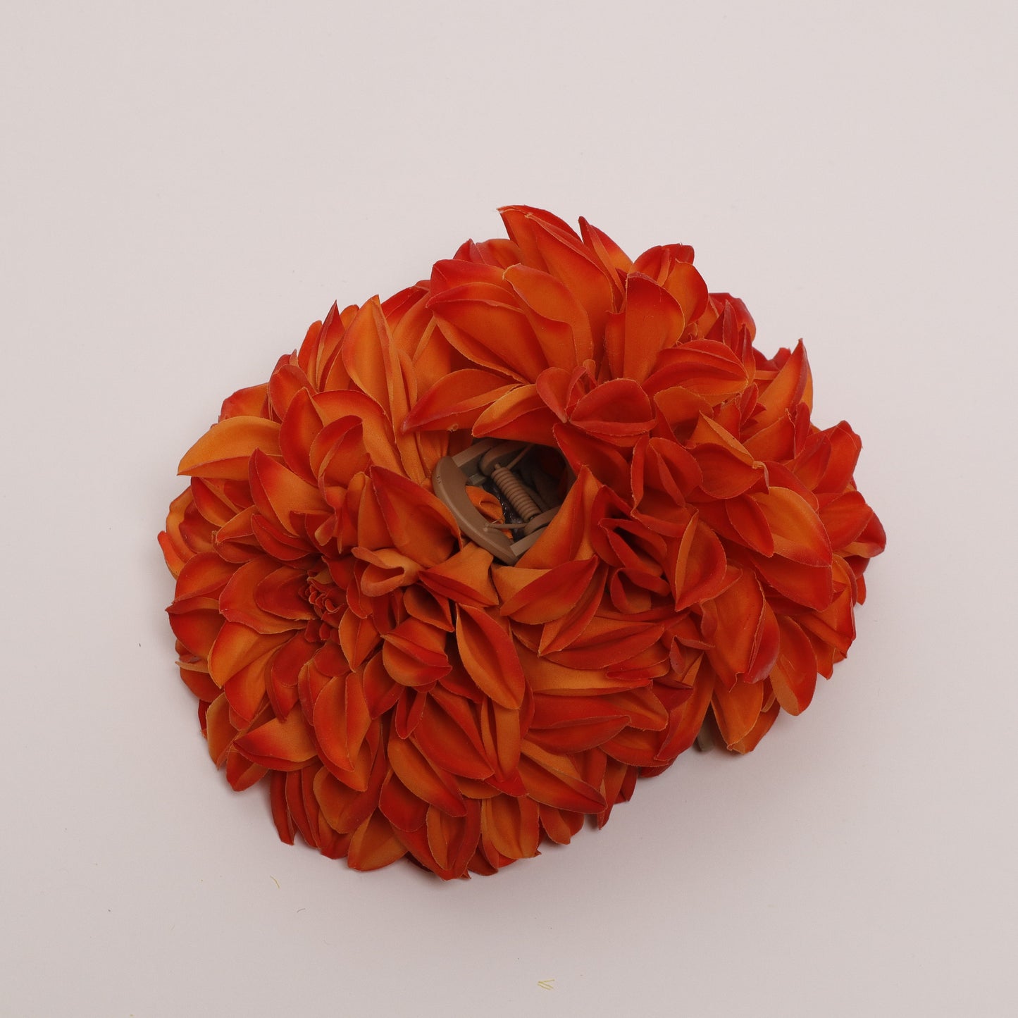 AUTUMN EDITION - XL dahlia hair clip (PUMPKIN SPICE)