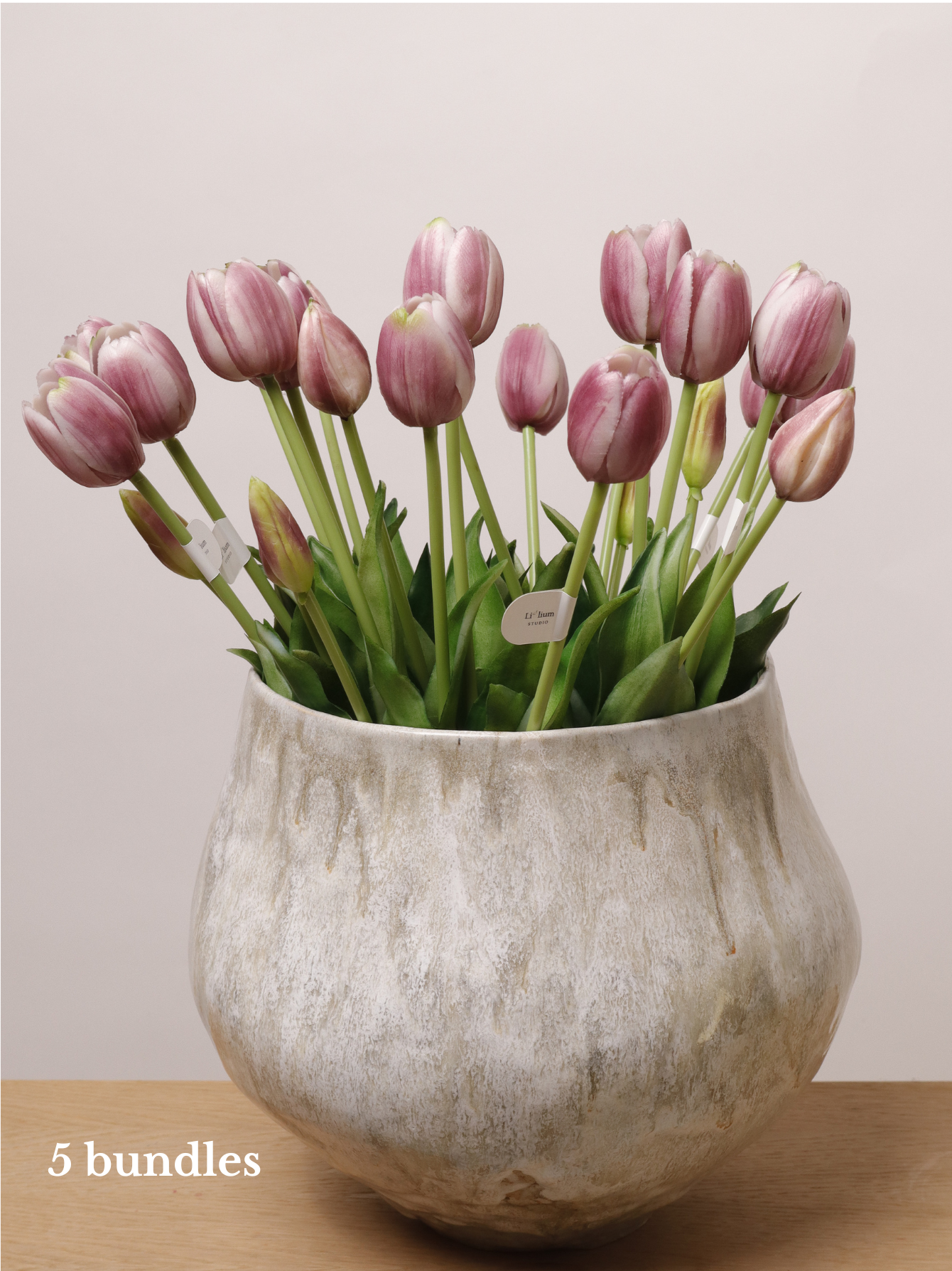 Artificial Tulips - LIGHT PURPLE