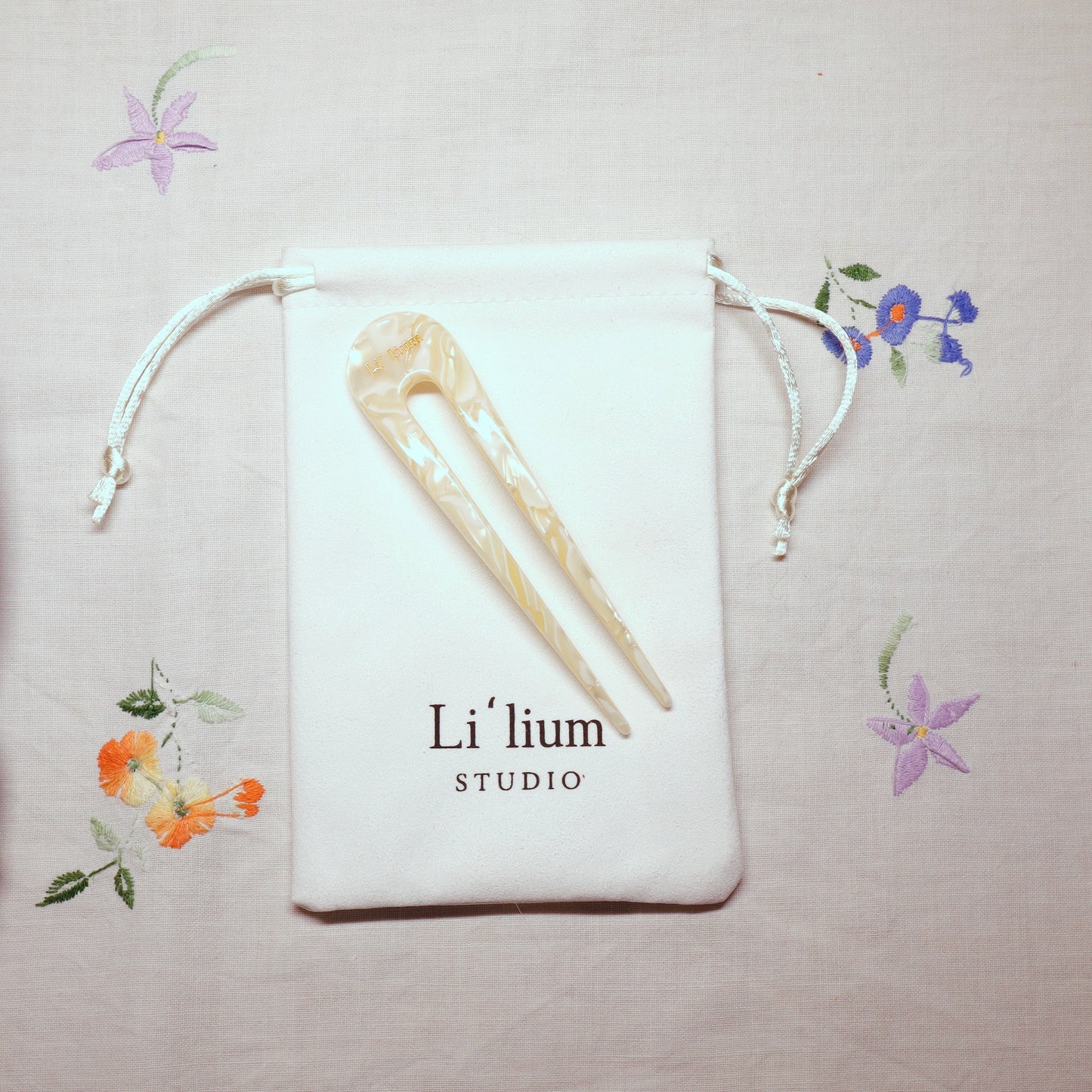 Li'lium french pin - GOLDEN MARBLE