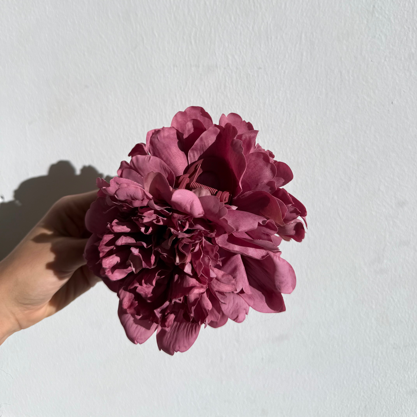 AW EDITION 2026 - XL Peony hair clip (PINK MAUVE)
