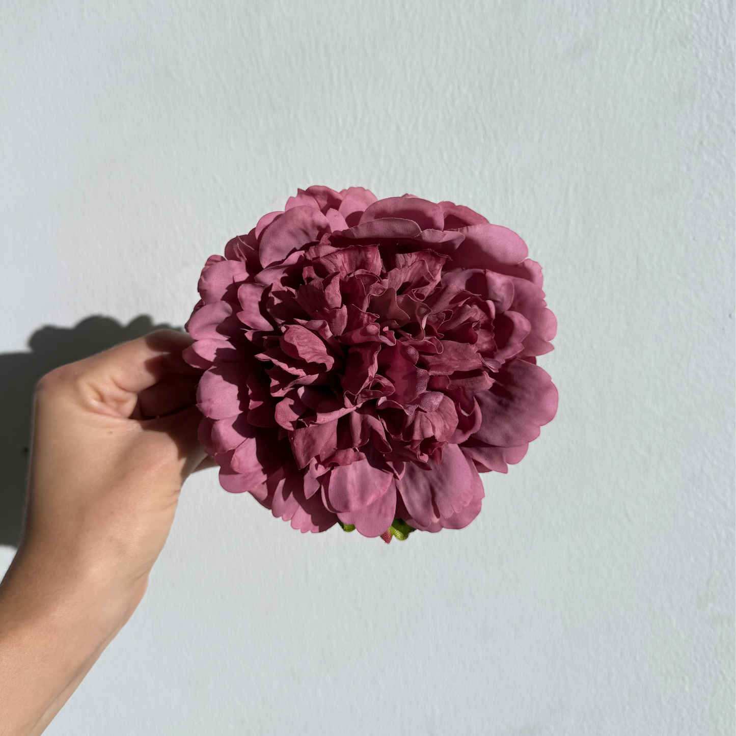 AW EDITION 2026 - Flat peony hair clip (PINK MAUVE)
