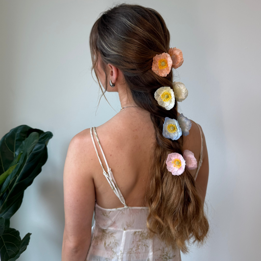 SUMMER EDITION - Mini Poppy hair clips (FULL SET)