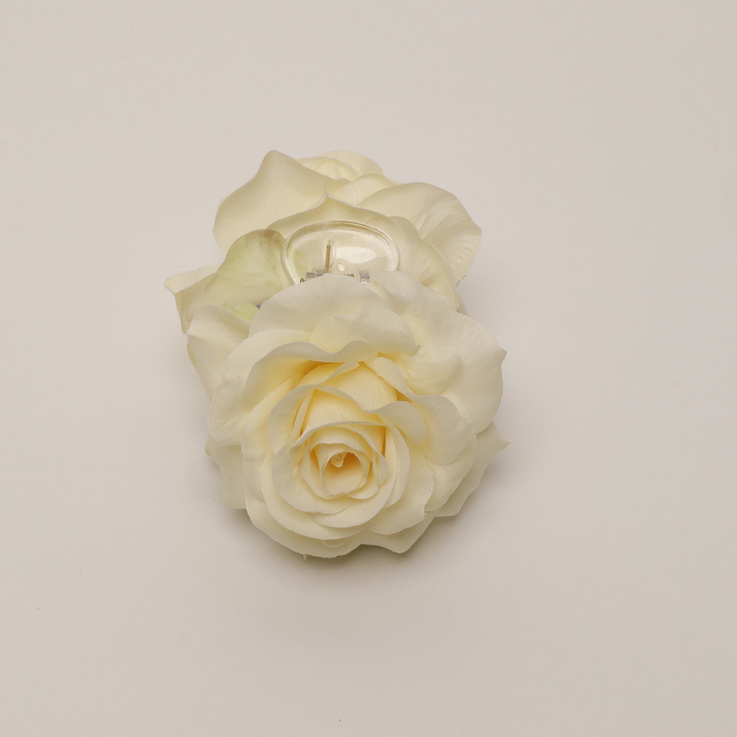Rose hair clip - IVORY