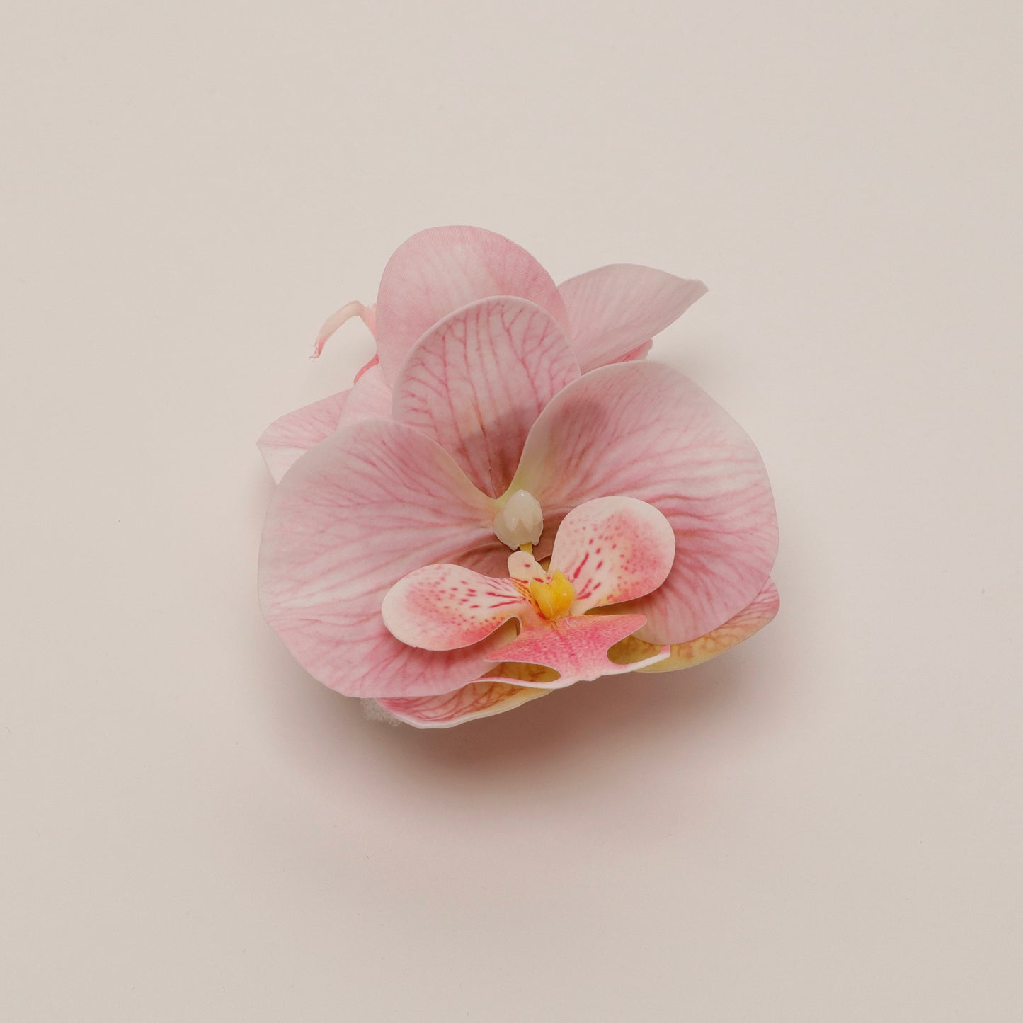 Small orchid hair clip - DUSTY ROSE