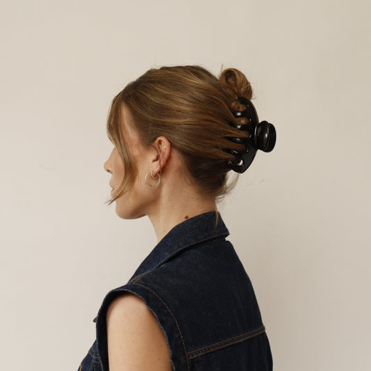 Classic hair clip - BLACK
