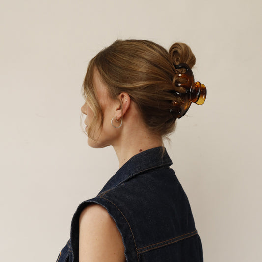 Classic hair clip - AMBER