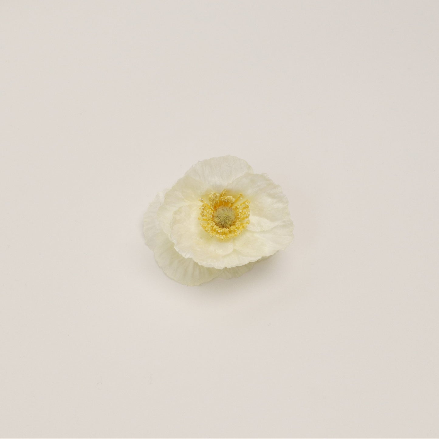 SUMMER EDITION - Mini Poppy hair clip (VANILLA)