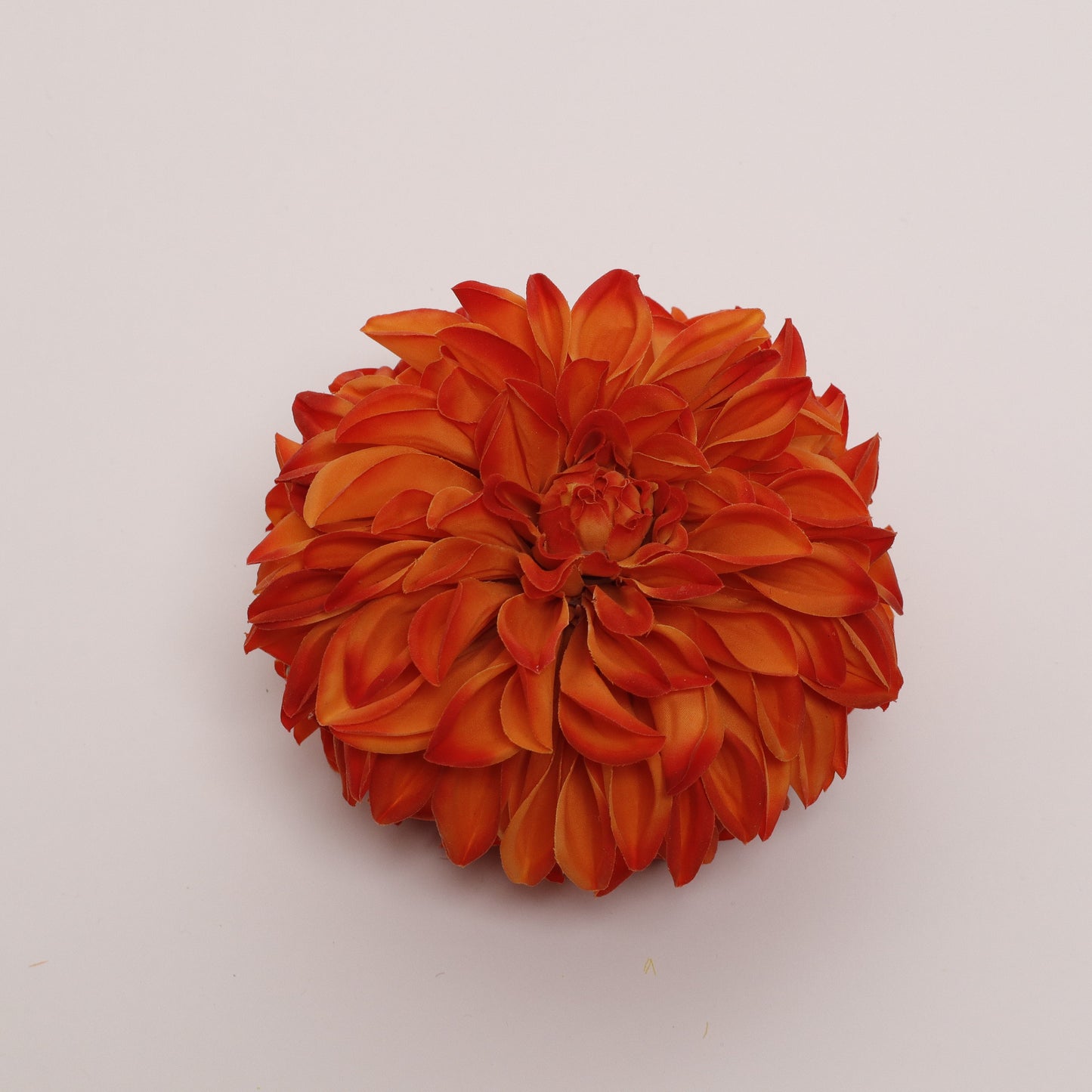 AUTUMN EDITION - Flat dahlia clip (PUMPKIN SPICE)