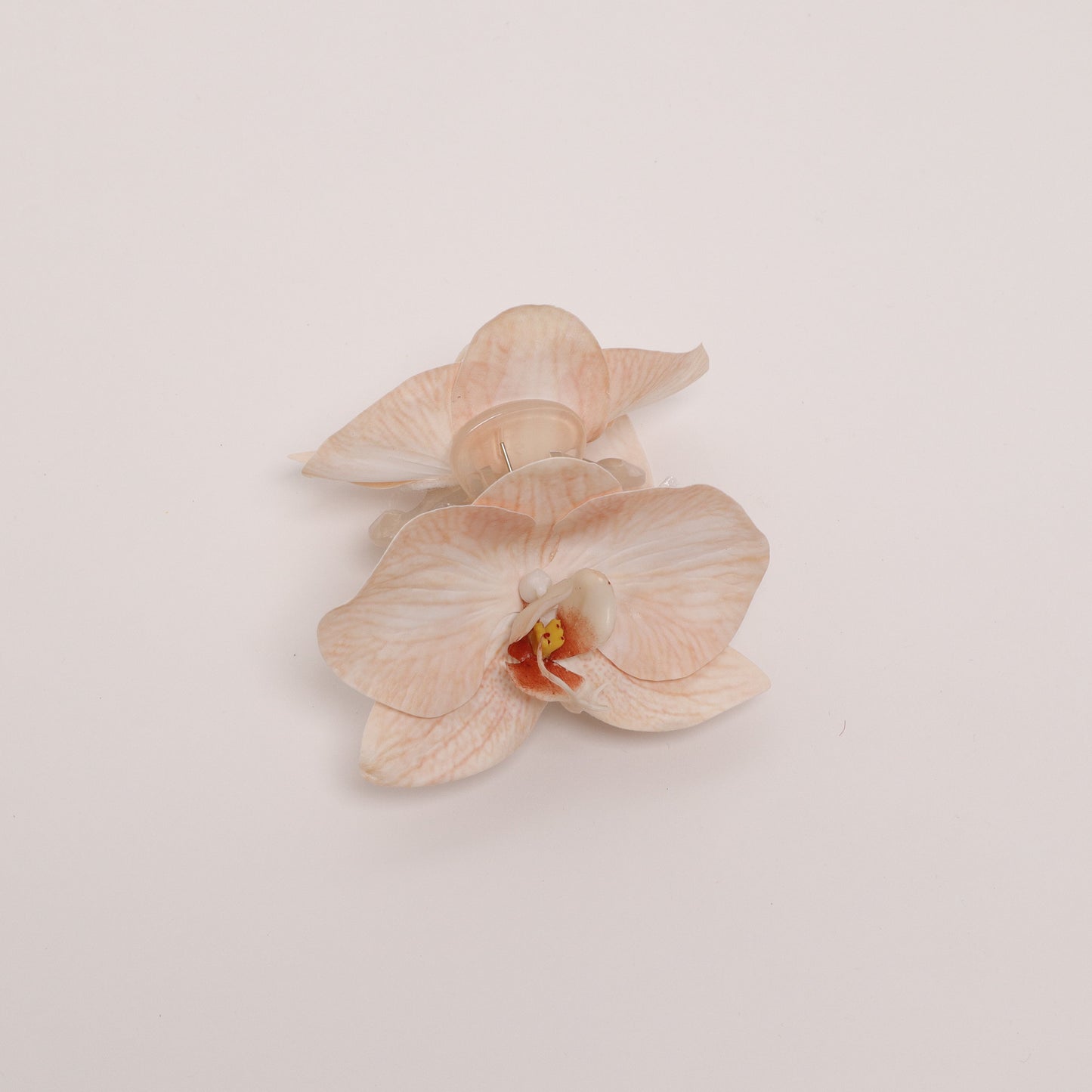 AUTUMN EDITION - Small orchid hair clip (VELVET PEACH)
