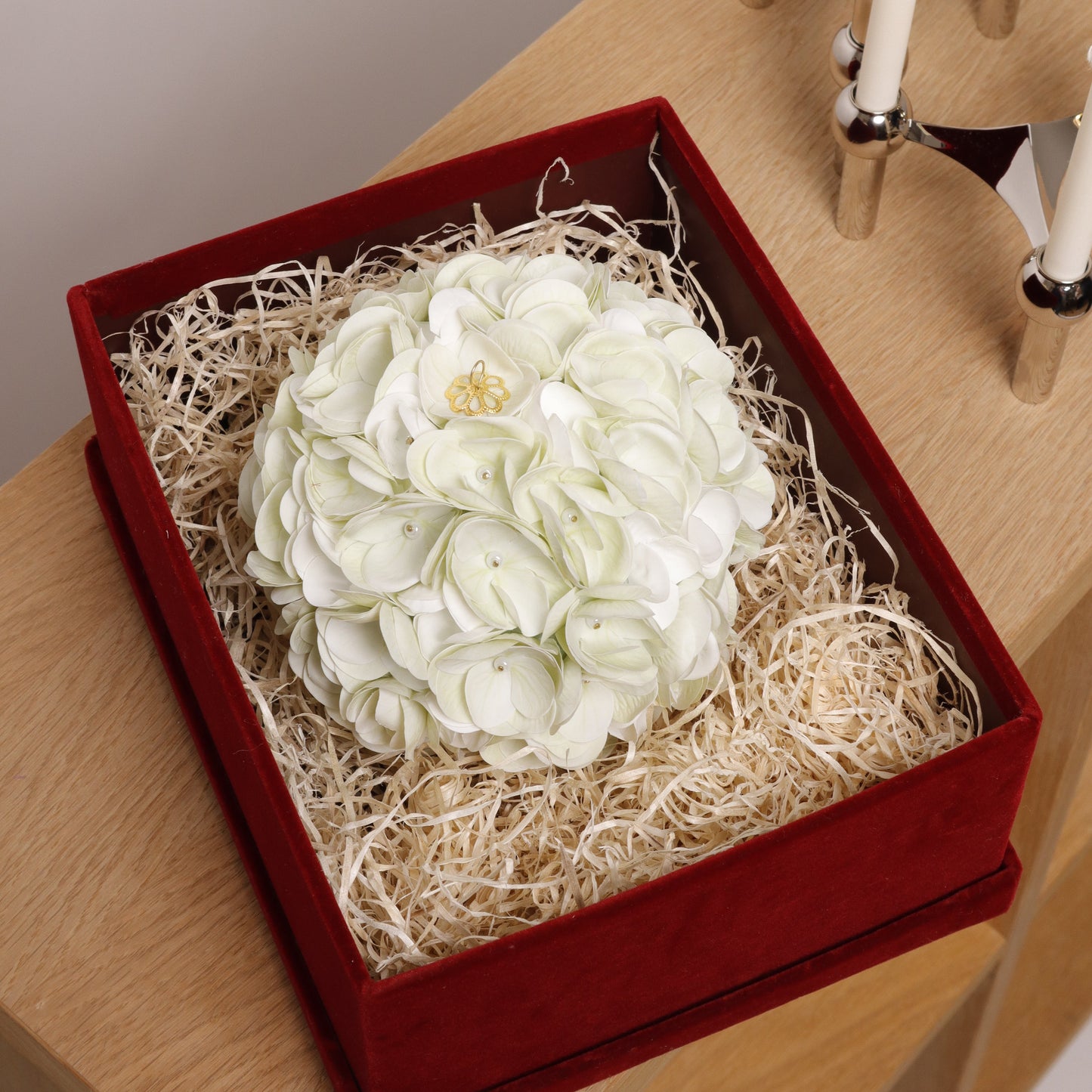 Floral Ornament - Large (MIXED IVORY)