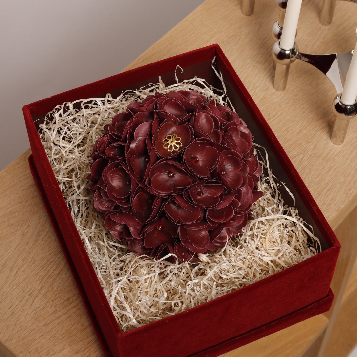 Floral Ornament - Large (RED)