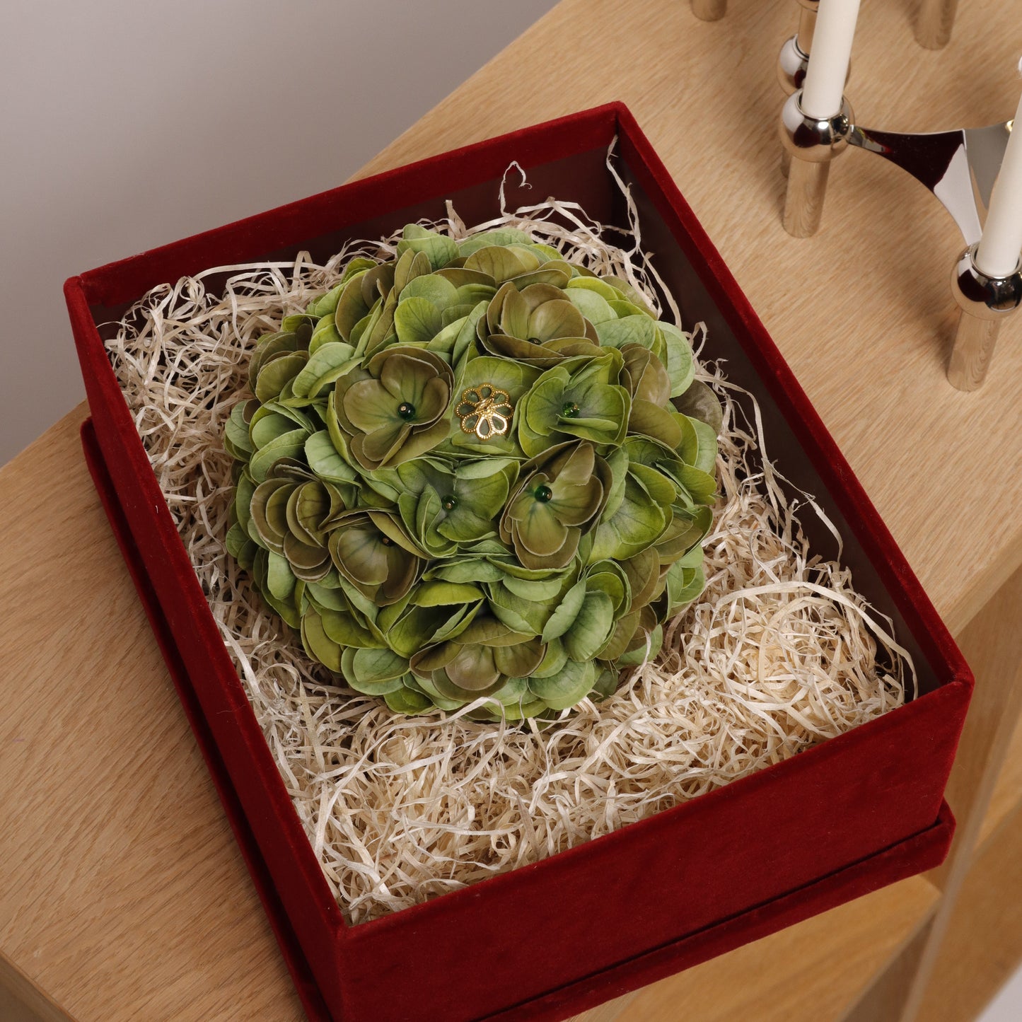 Floral Ornament - Large (MIXED GREEN)