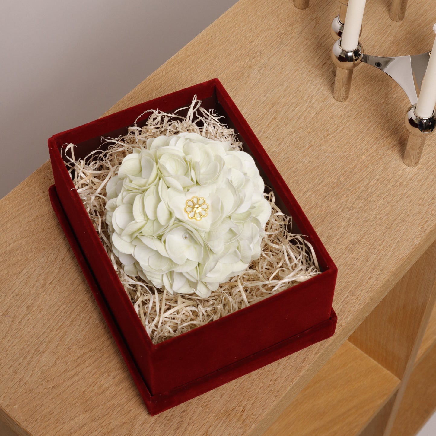 Floral Ornament - Small (SOLID IVORY)
