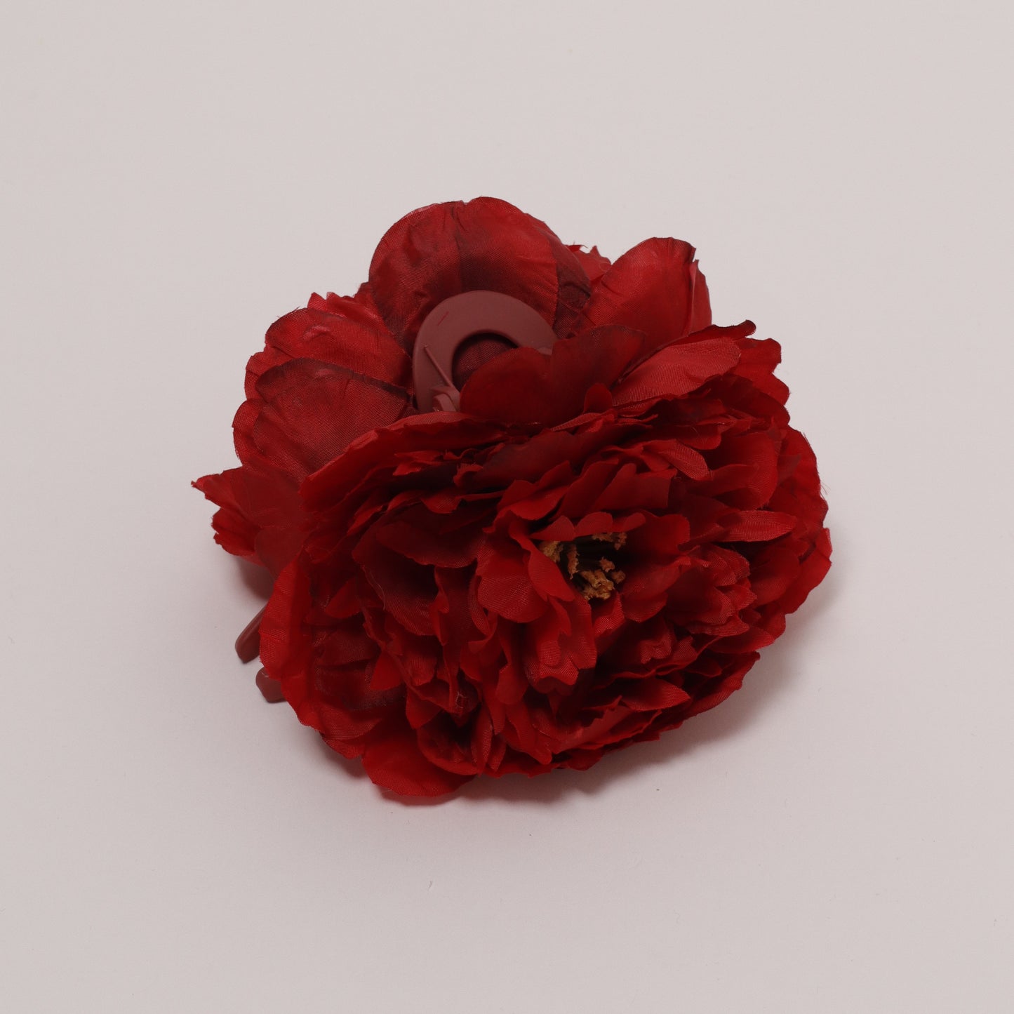 CHRISTMAS EDITION - XL peony hair clip (BERYY KISS)