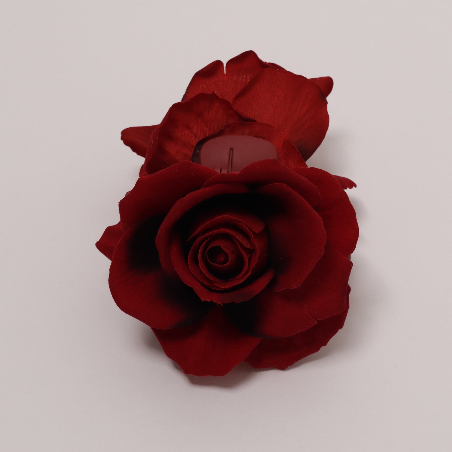 CHRISTMAS EDITION - Rose hair clip (BERRY KISS)