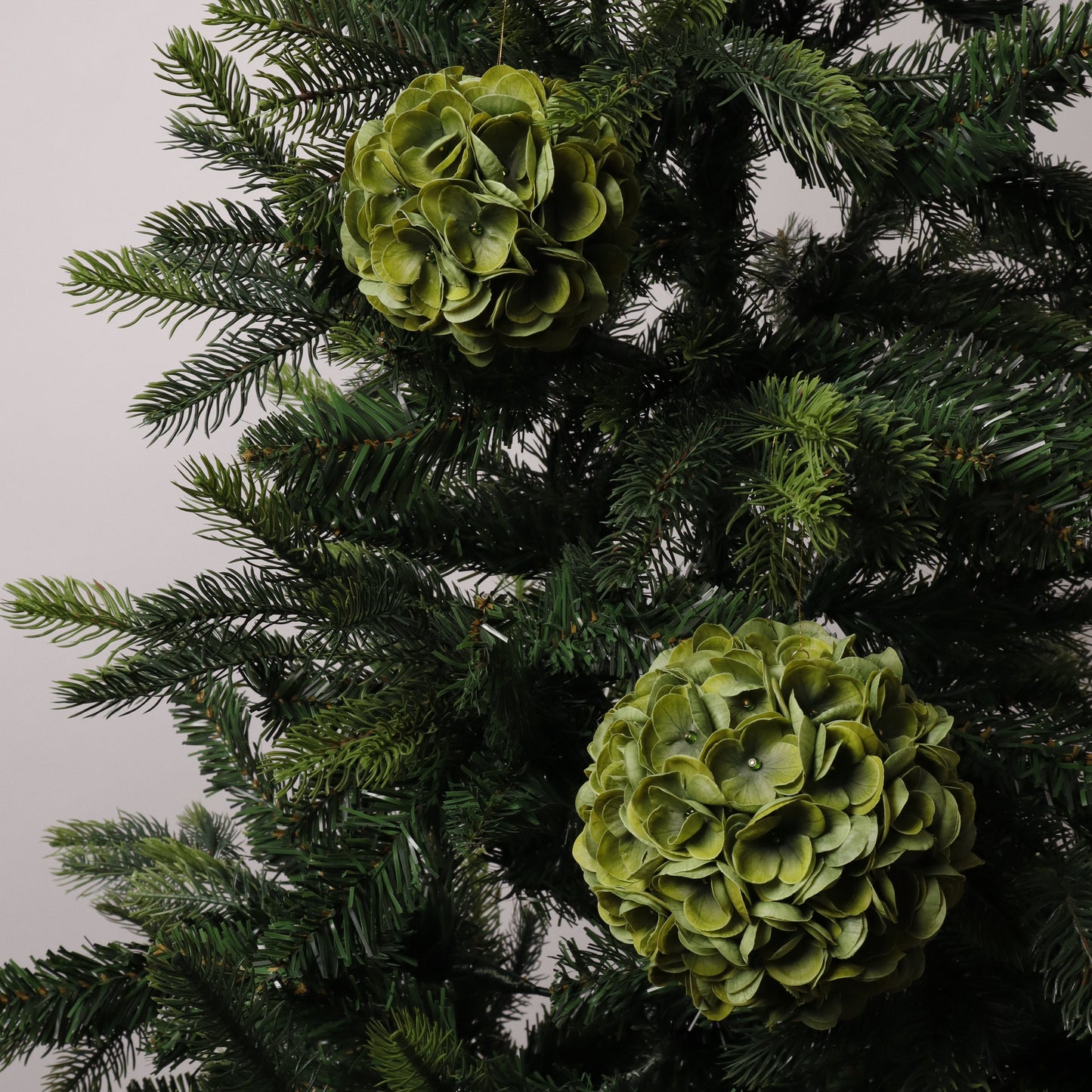 Floral Ornament Set - GREEN (SOLID)